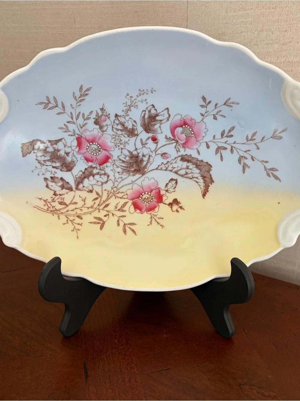 19th Century German Victorian Gotha Thuringia Style Porcelain Transferware